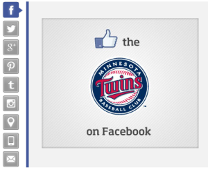 Like the Minnesota Twins on Facebook
