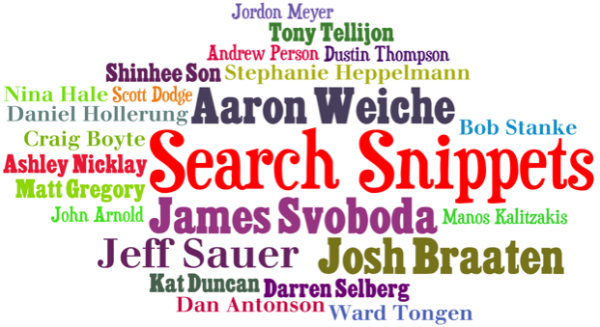 Search Snippets Word Cloud